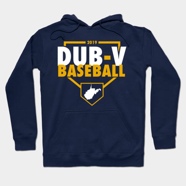 Dub V Baseball Navy Background